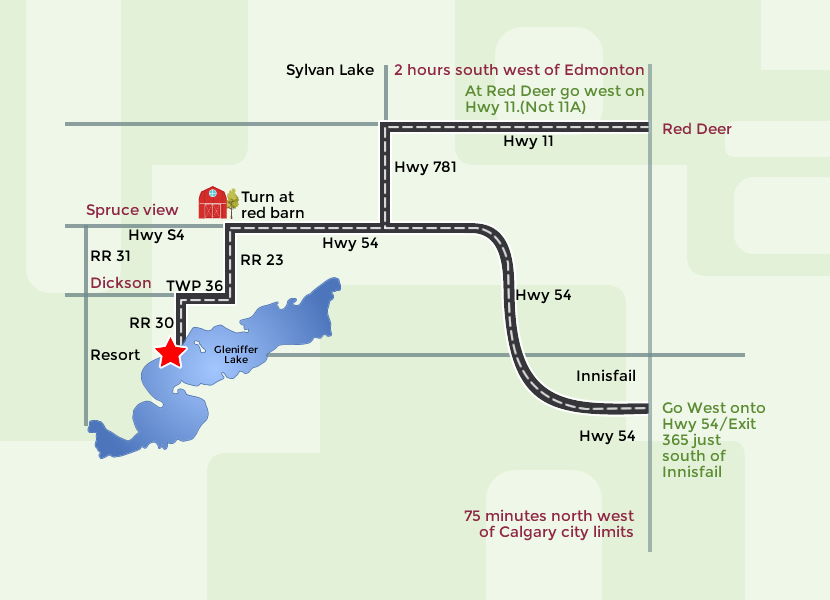 Gleniffer Lake Properties Alberta, Lake Lots, Cabins for Sale in Alberta